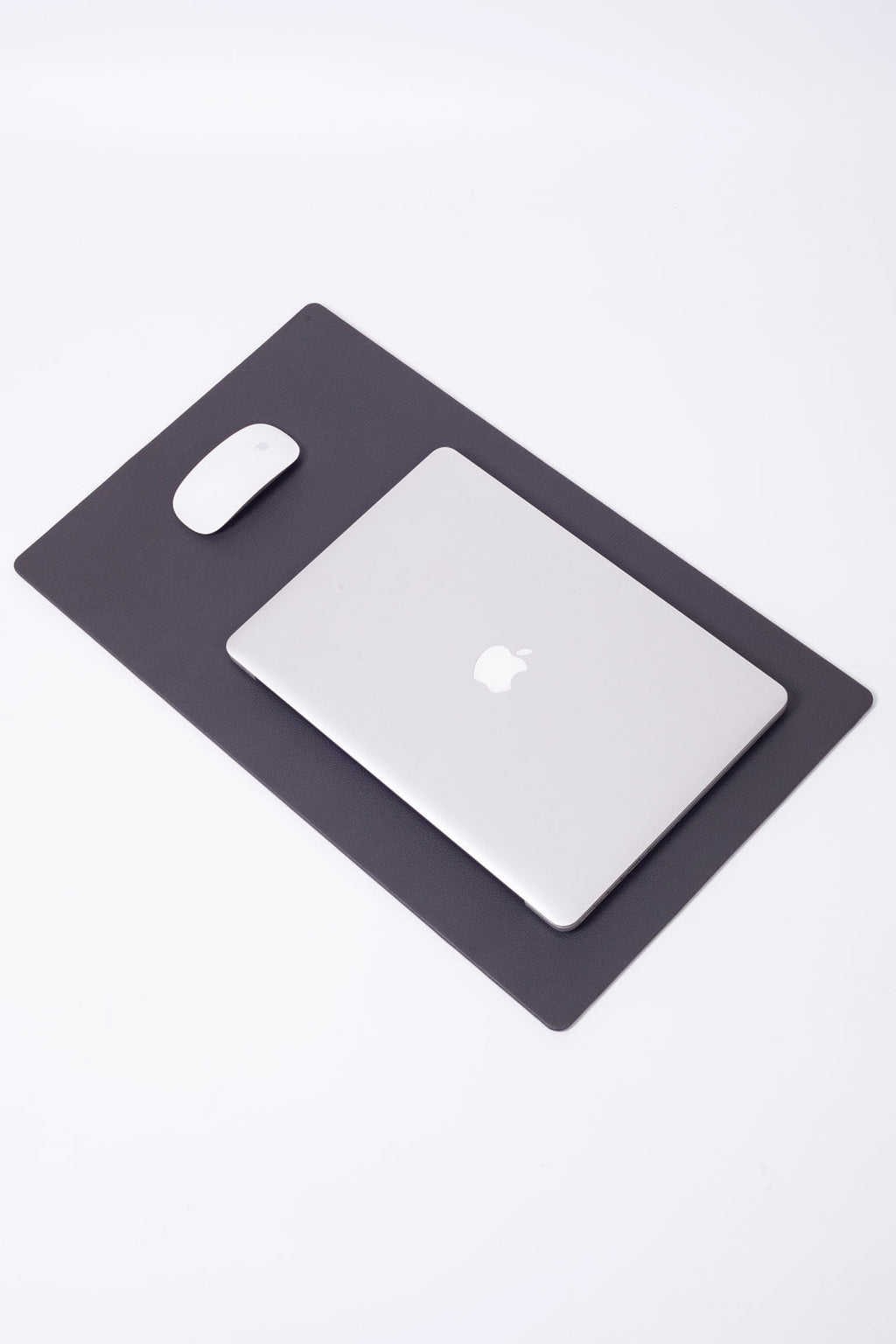 Leather Desk Mat Anthracite 60x35cm