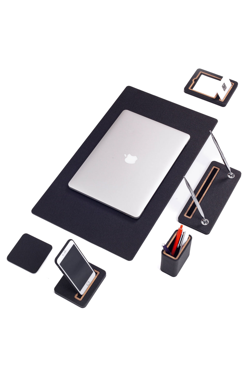 Pera Leather Desk Set 6 Pieces