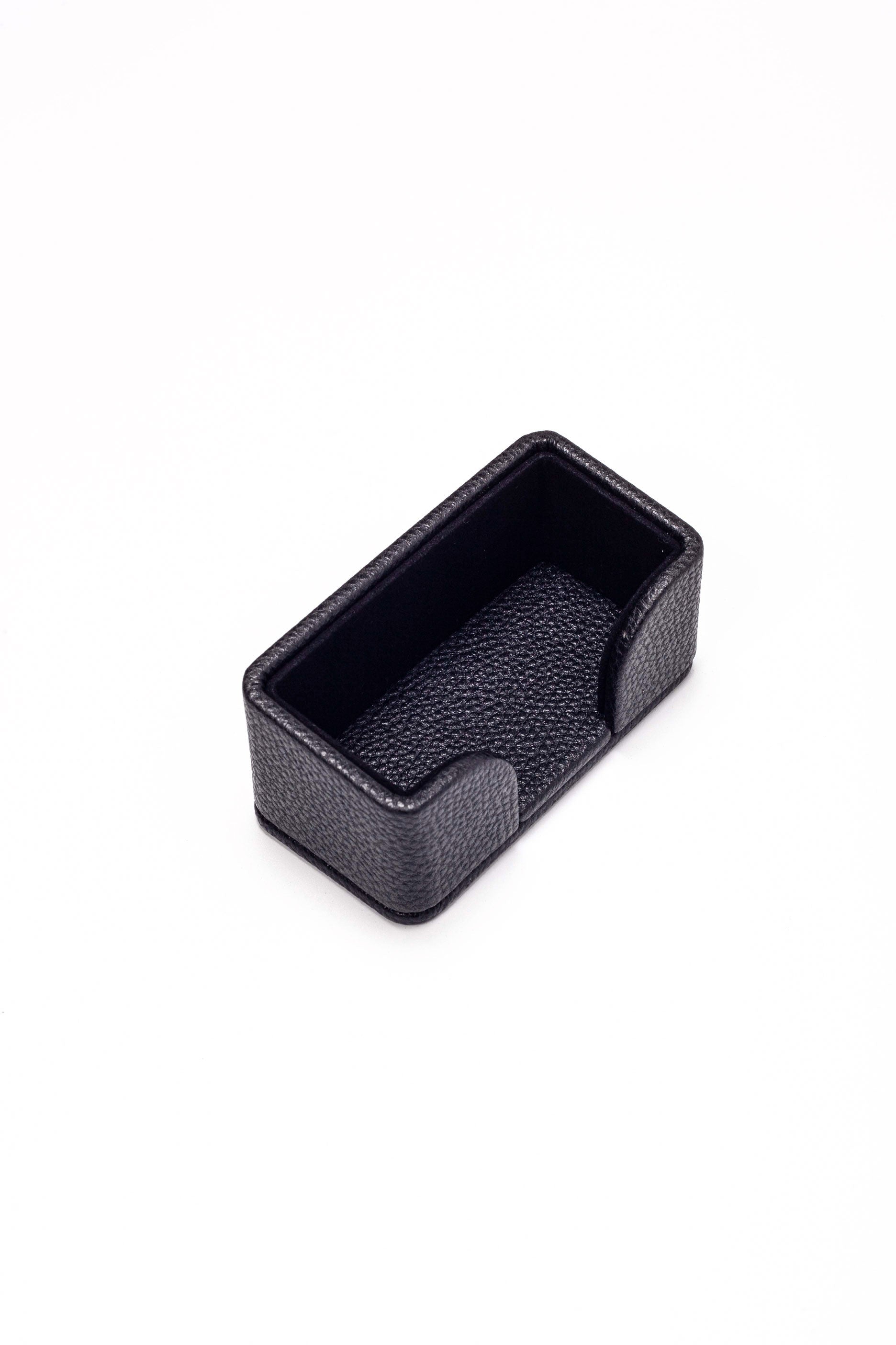 Felix Leather Desk Set Black 5 Pieces