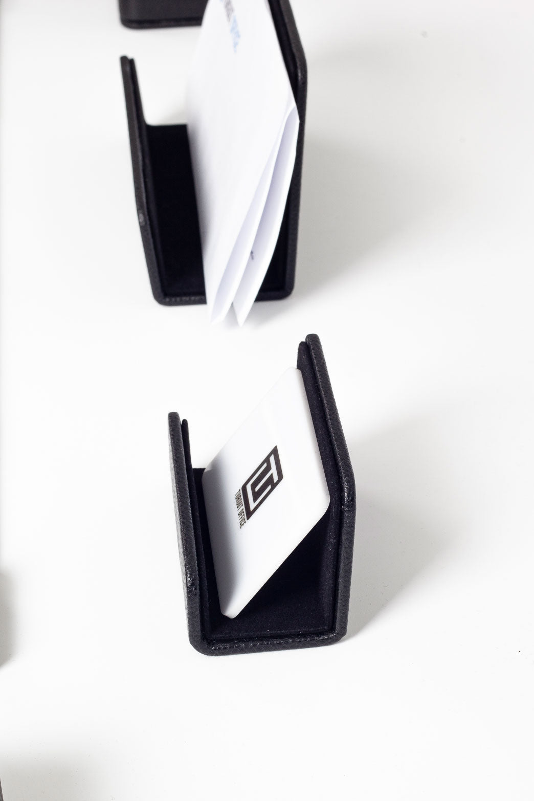 Loft Leather Desk Set Black 7 Pieces Vertical Coroco Detailed