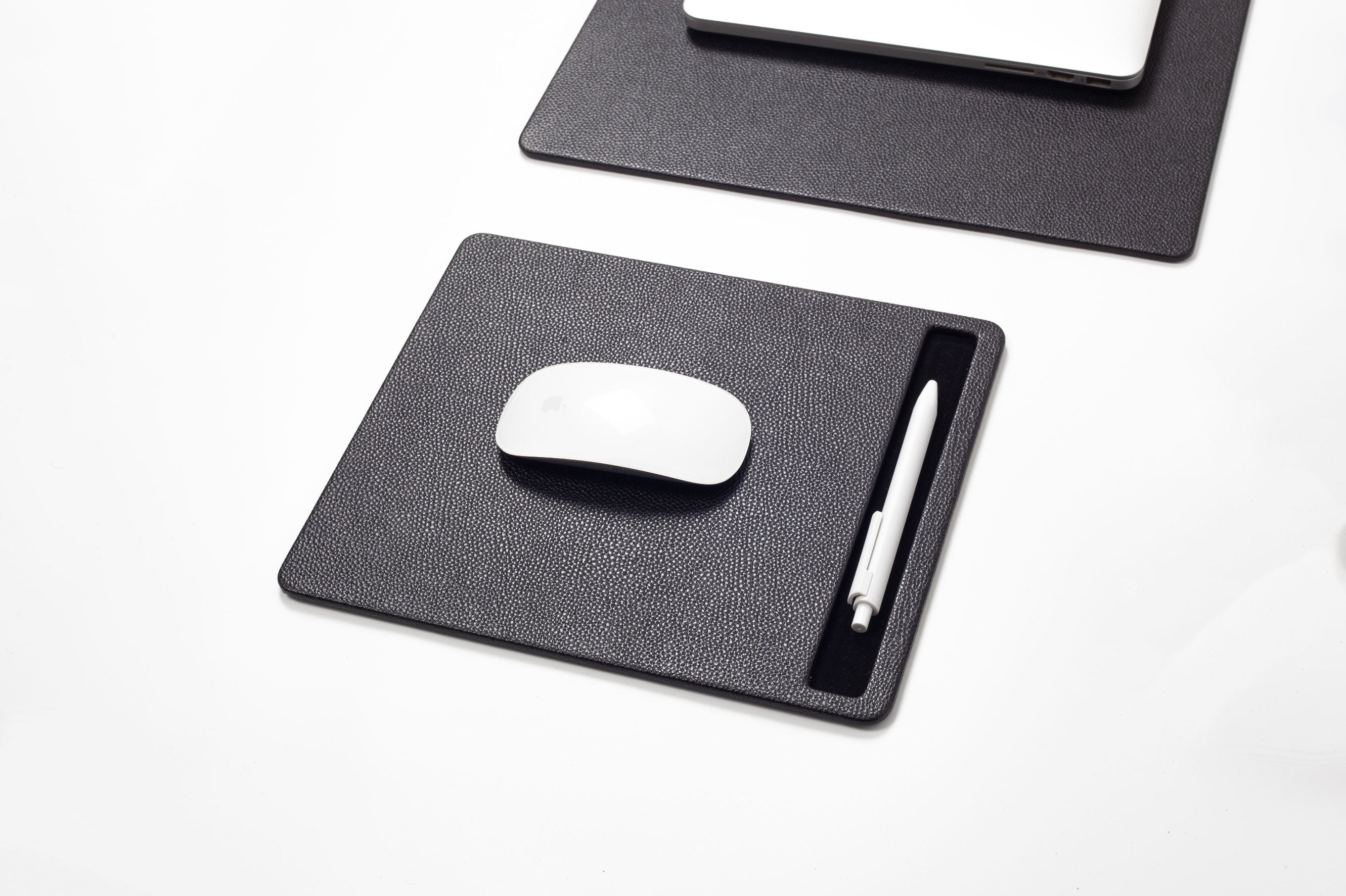 Roma Leather Desk Set Black 10 Pieces