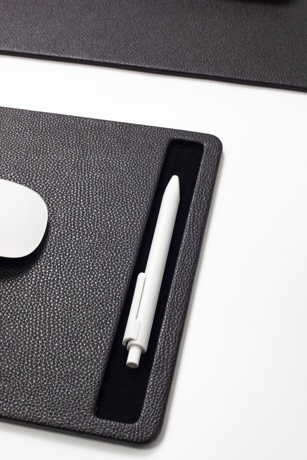 Roma Leather Desk Set Black 10 Pieces