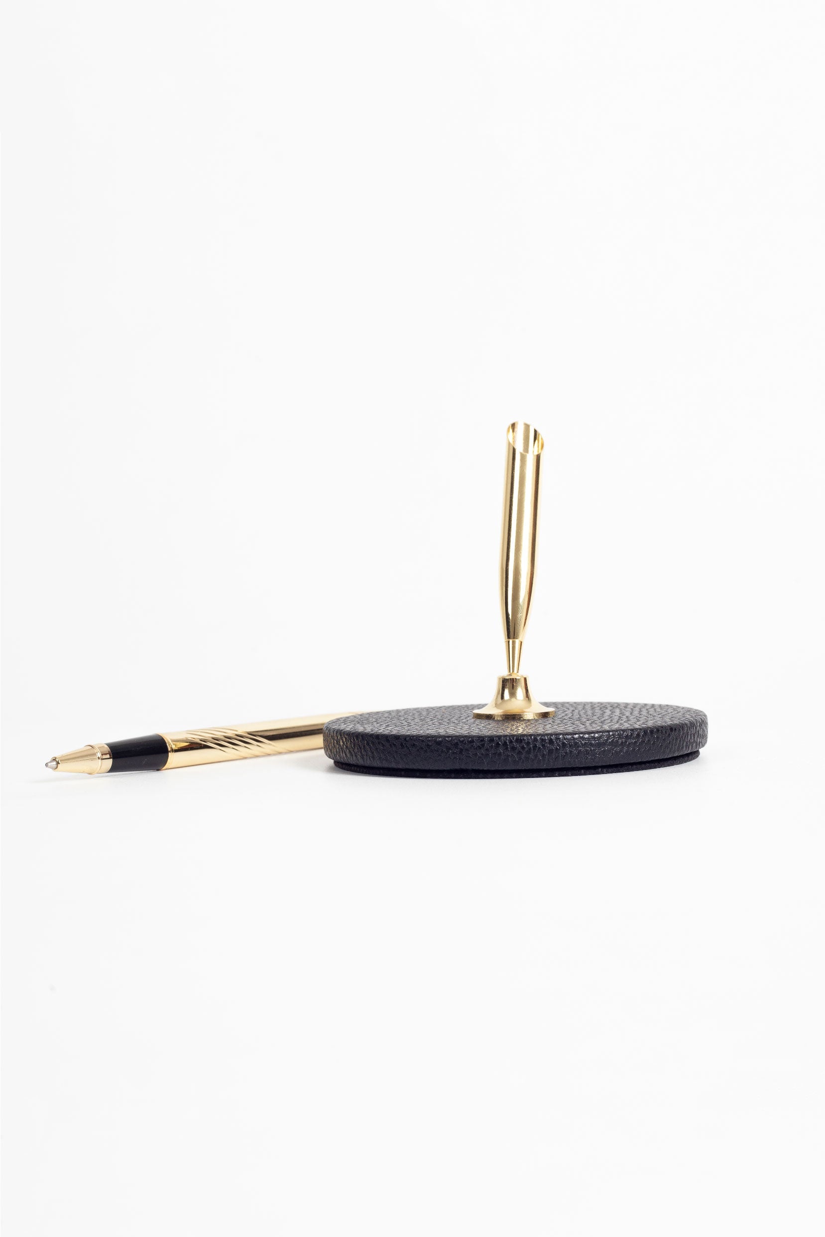 Polo Leather Pen Pad Gold