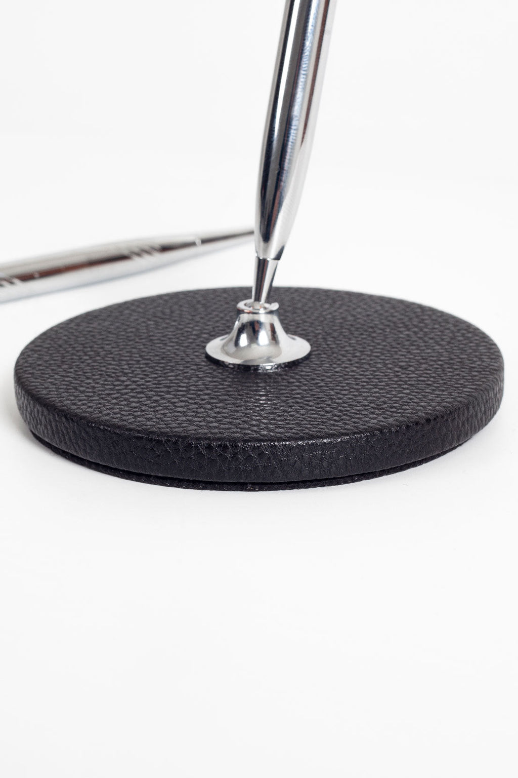 Polo Leather Pen Pad Chrome