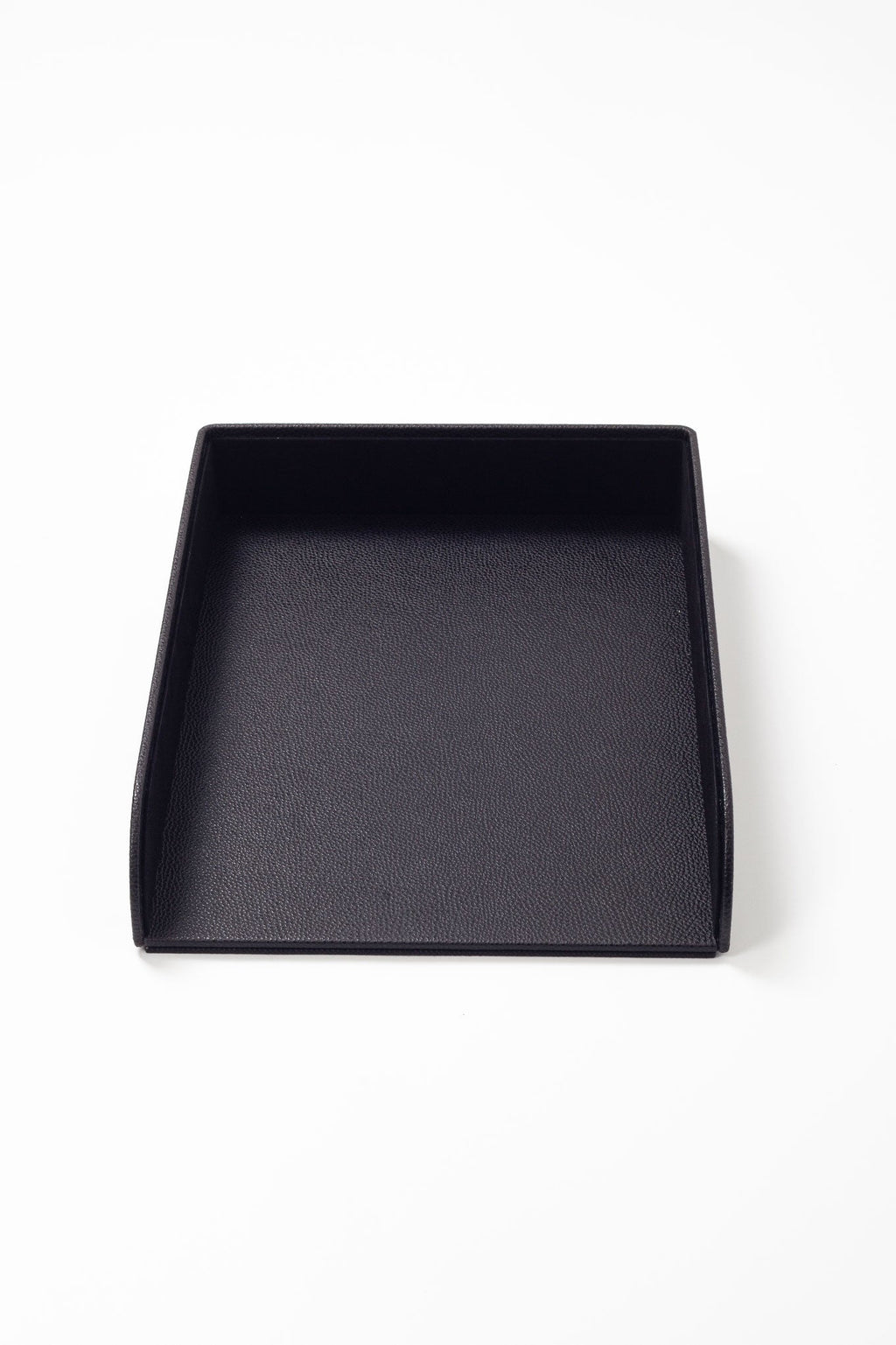 Felix Leather Document Rack Black