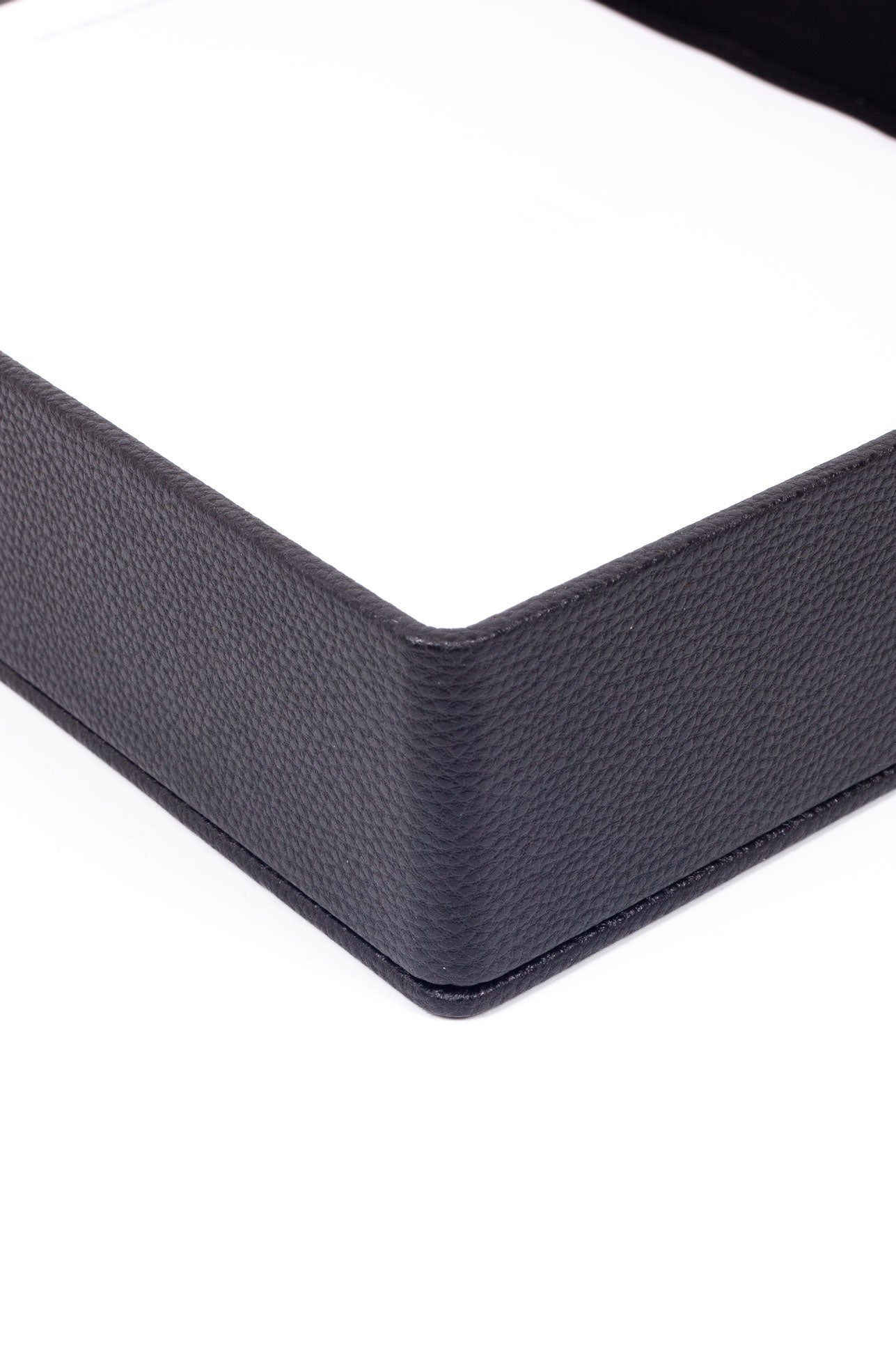 Roma Leather Document Rack Black