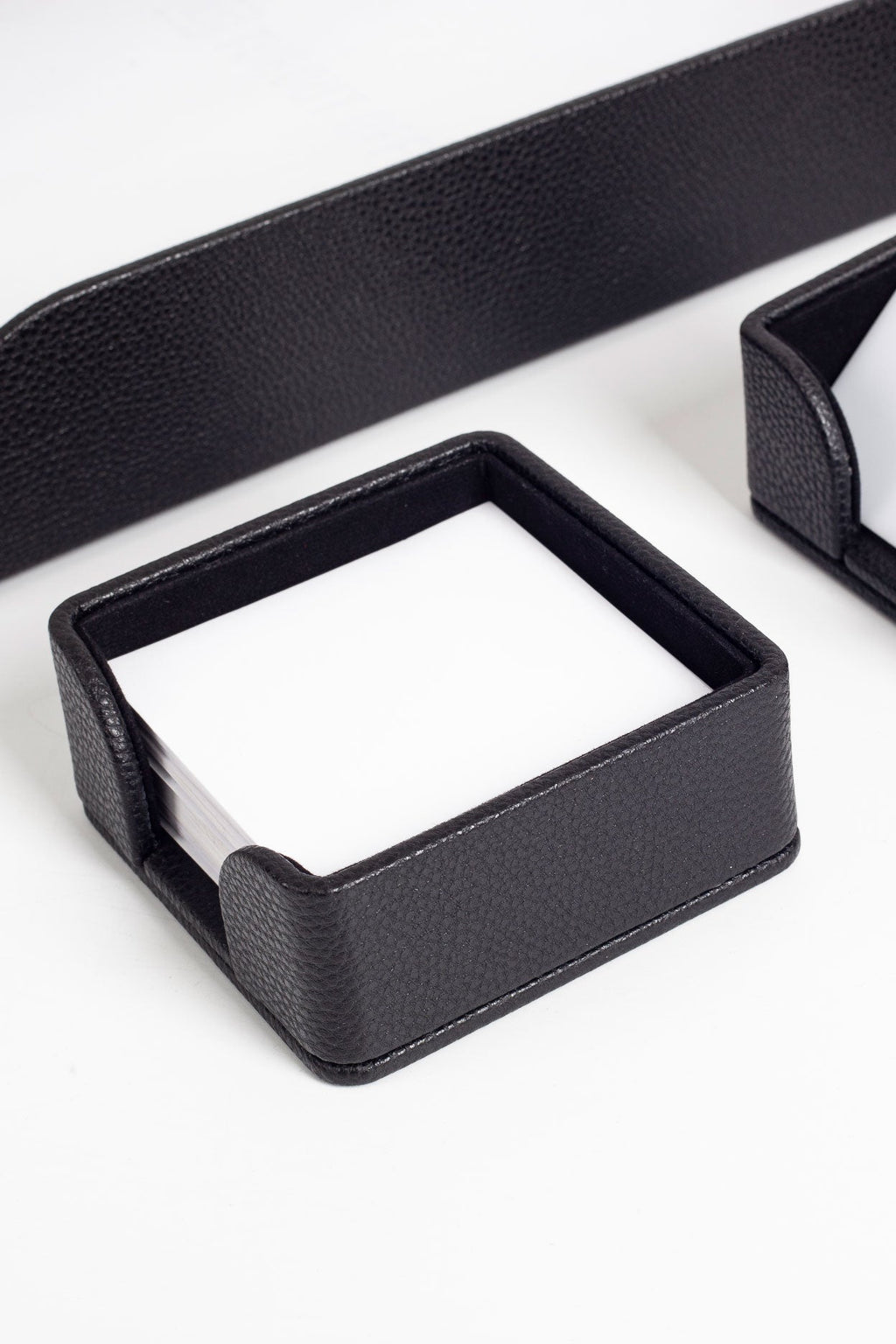 Felix Leather Desktop Set 4 Pieces Black