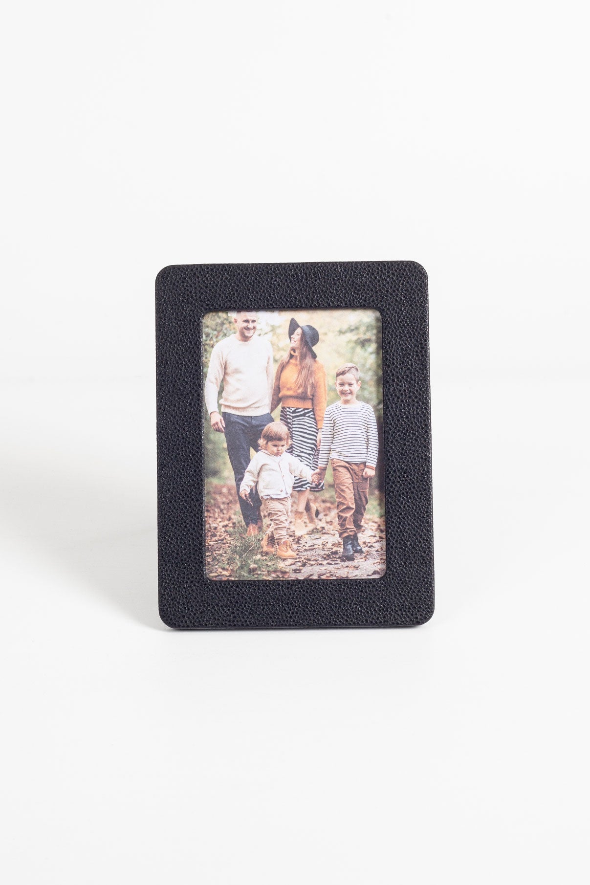 Leather Photo Frame Black