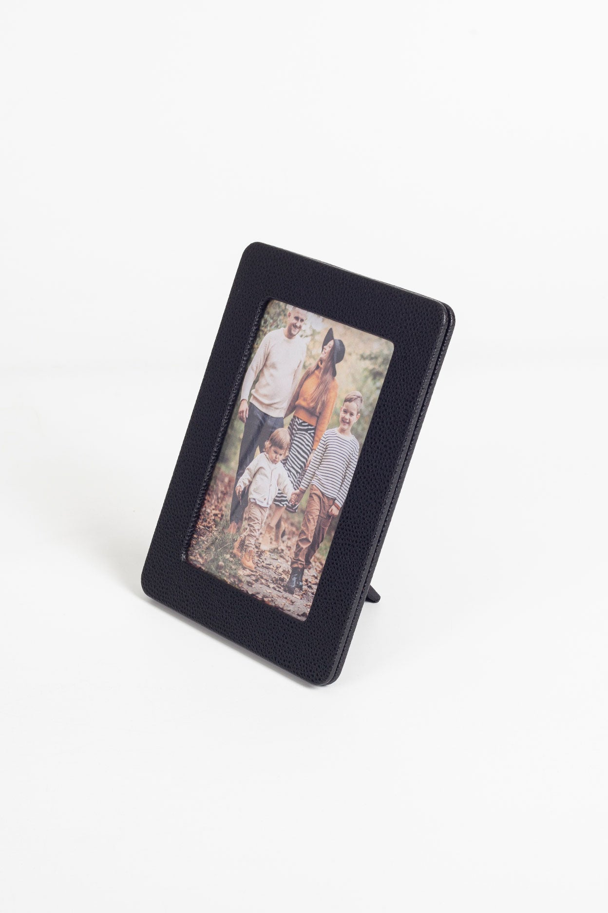 Leather Photo Frame Black