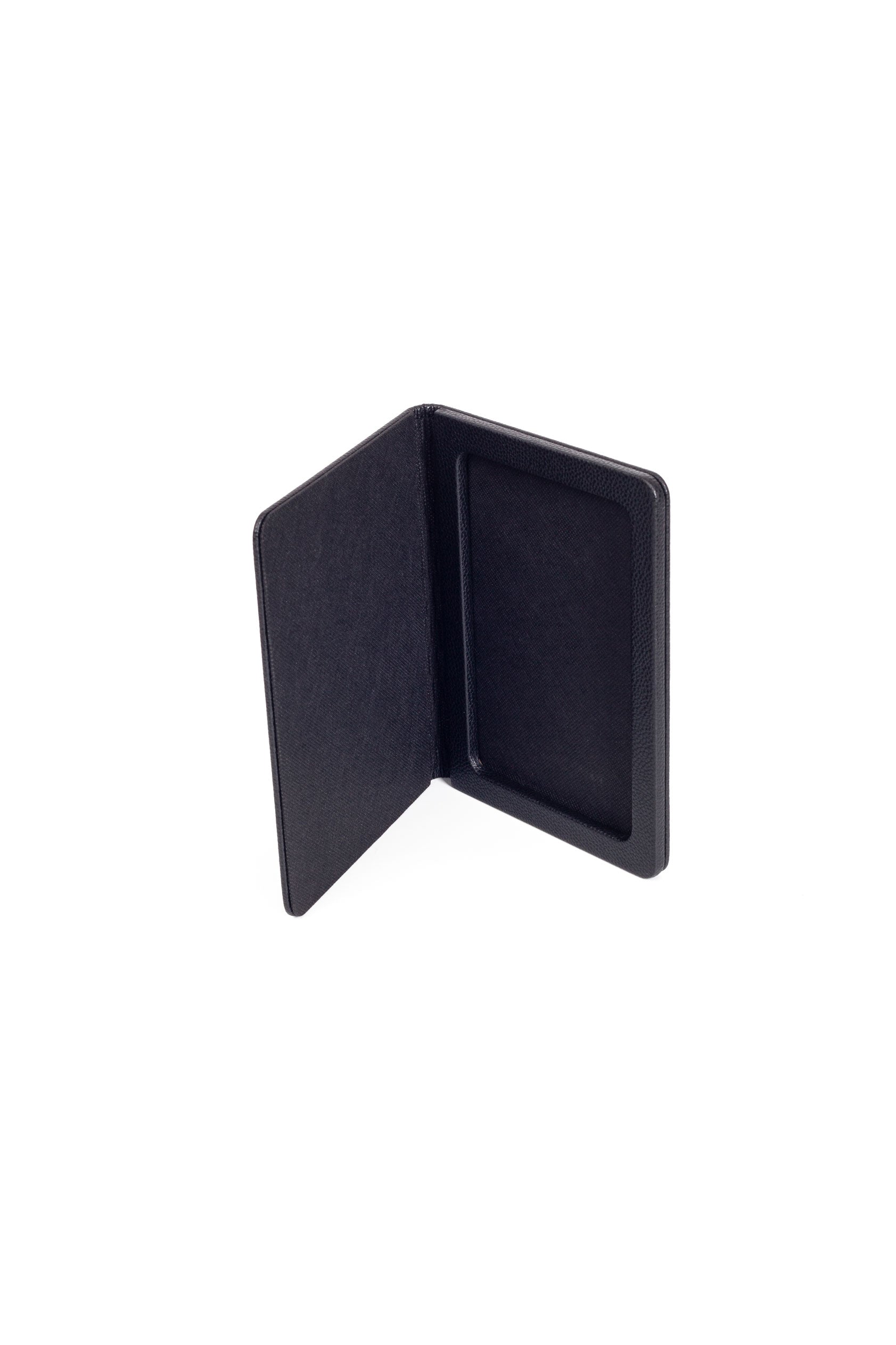 Leather Account Pad Black - Ticket - Account Container