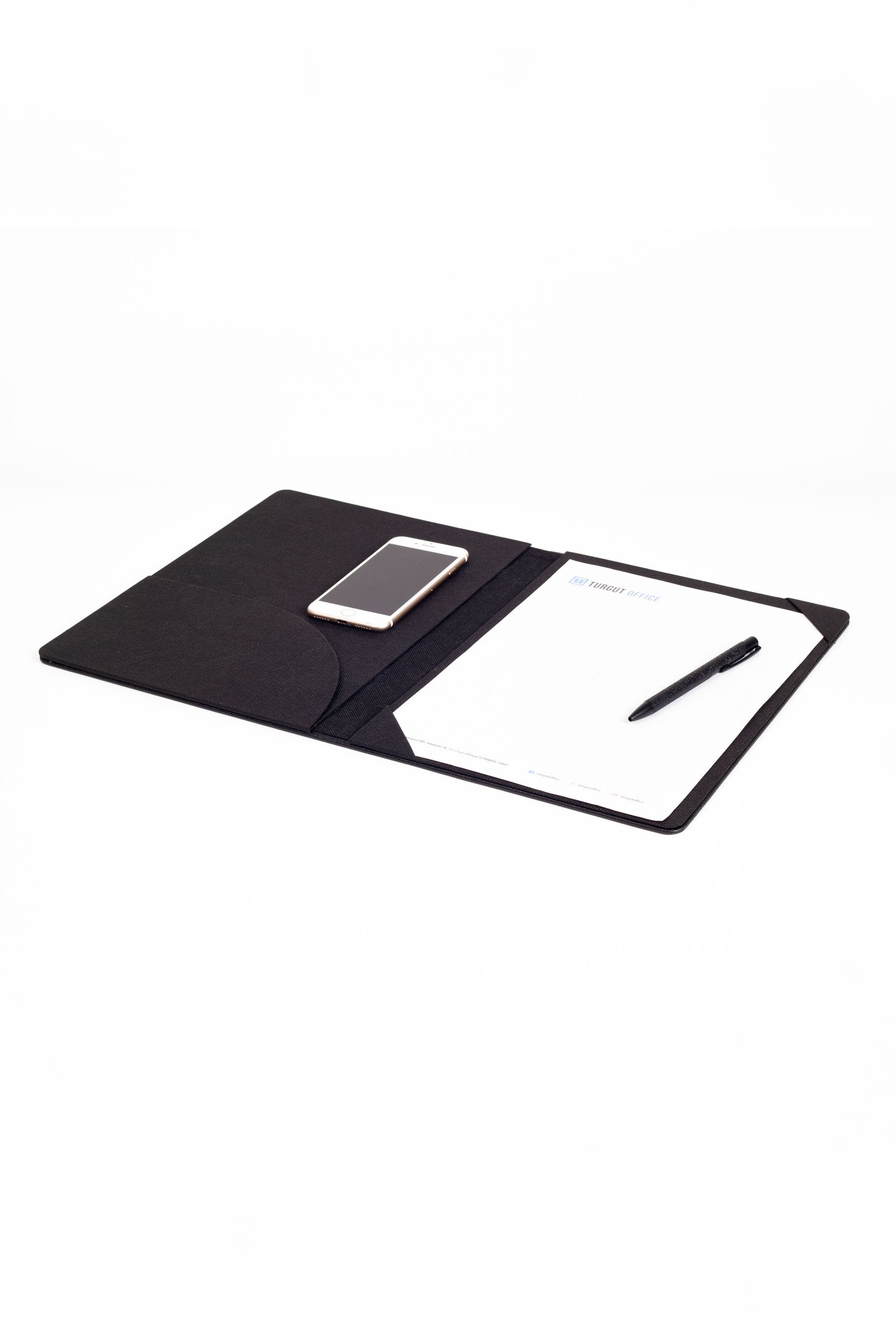 Leather Signature Desk Black - Signature Map - Signature File