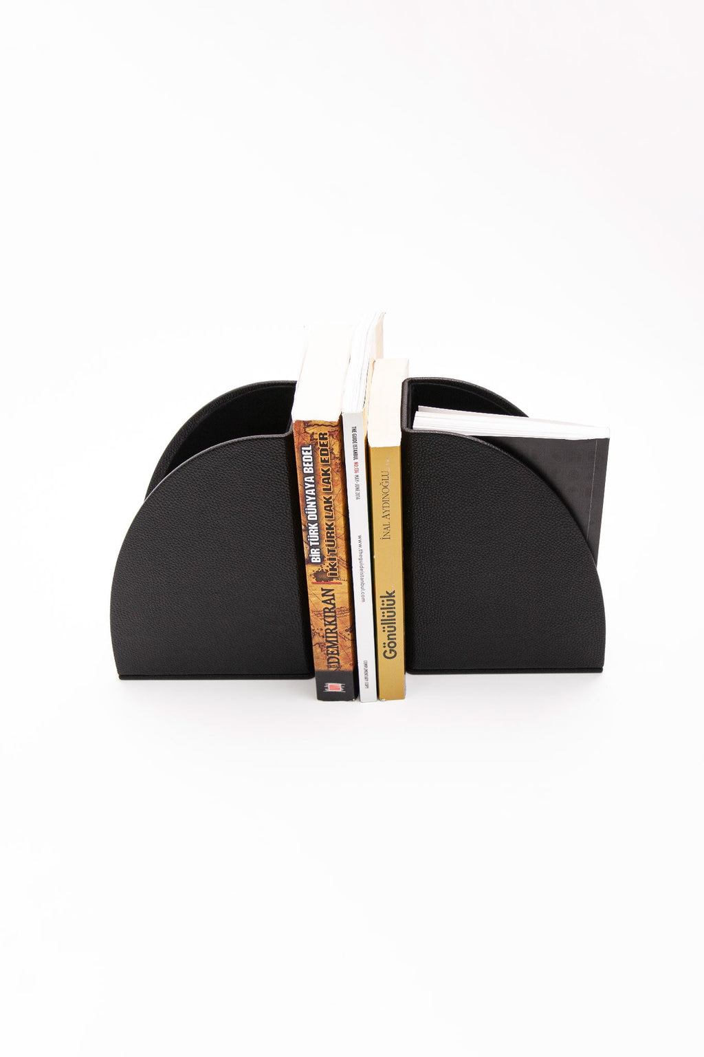 Leather Book Holder Black