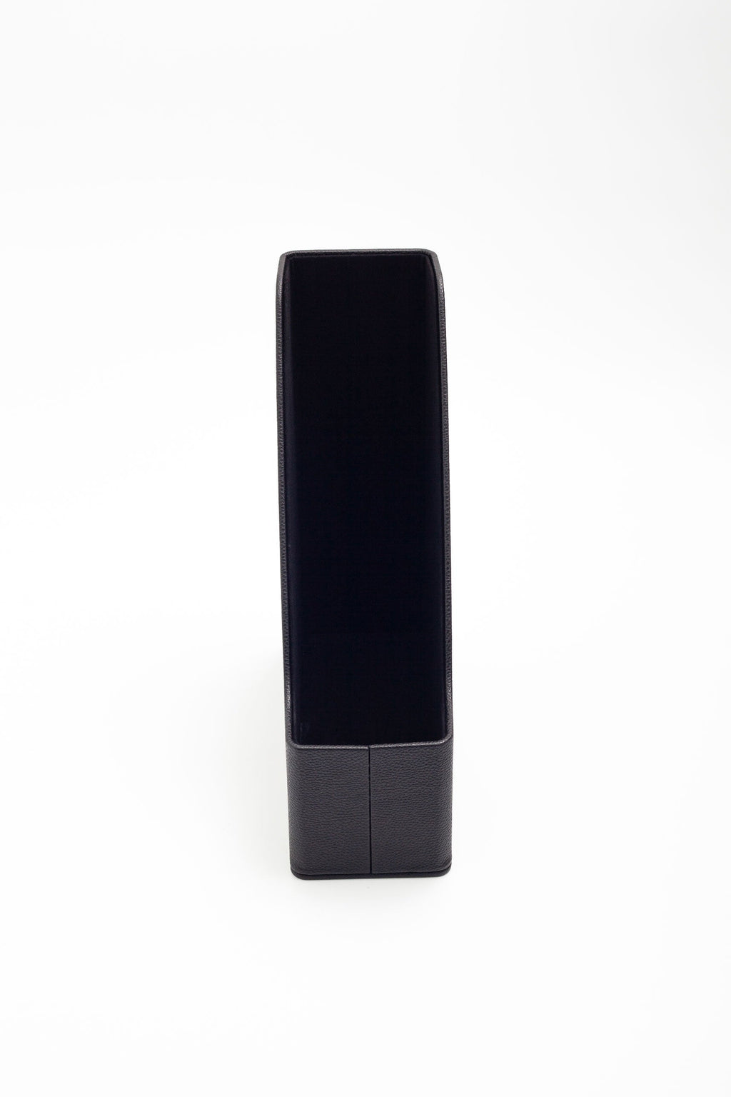 Leather Magazine Holder Black