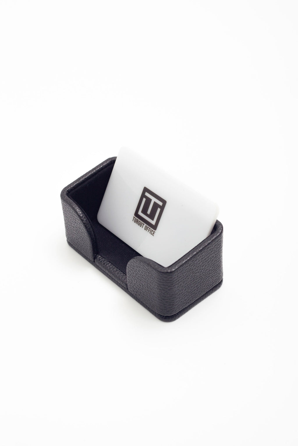 Felix Leather Business Card Holder Black