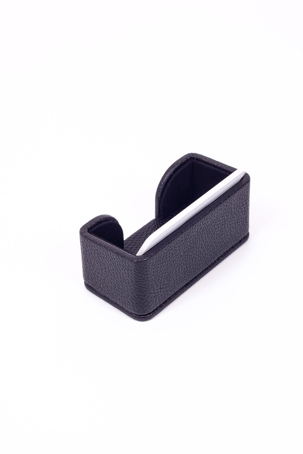 Felix Leather Business Card Holder Black