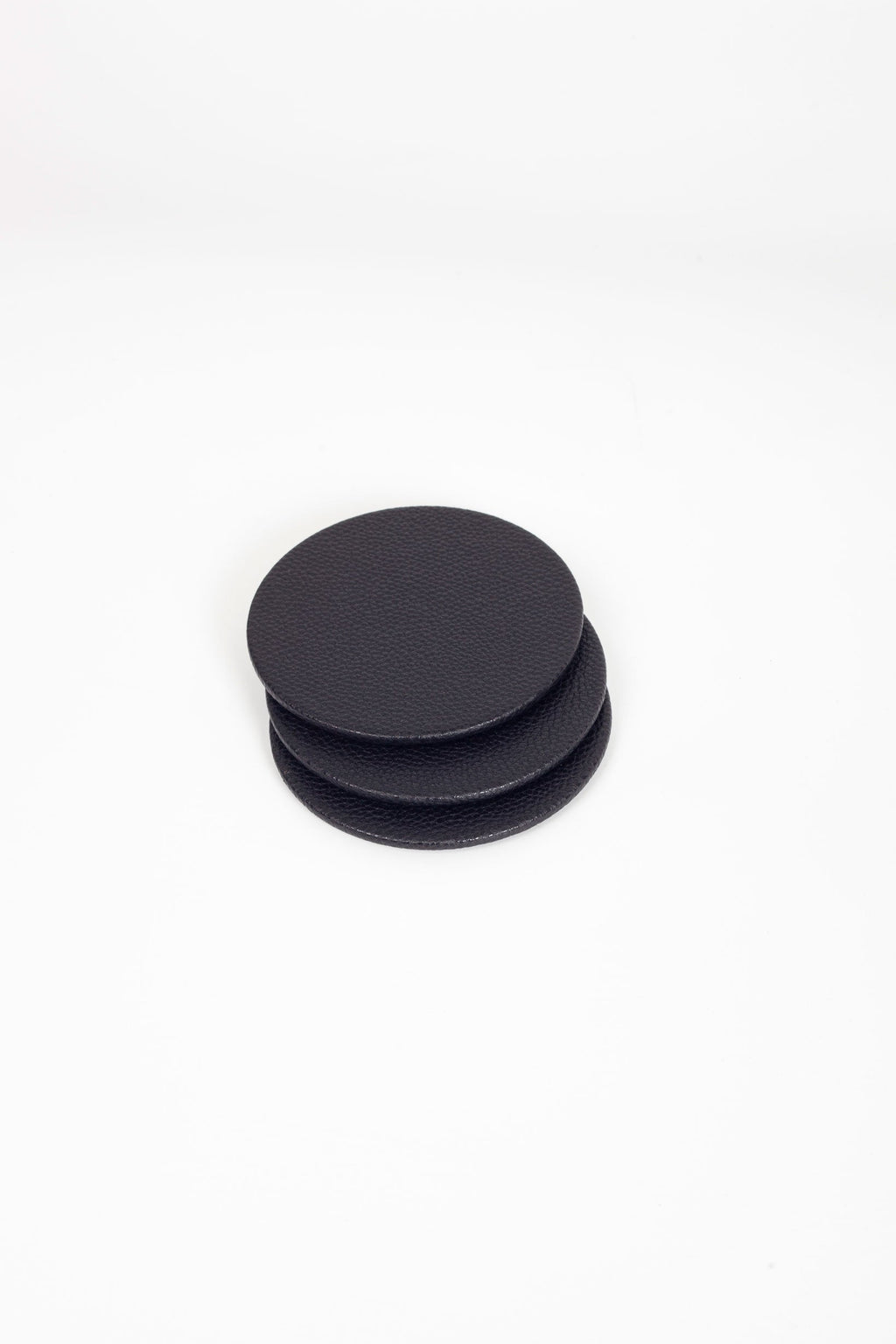 Leather Oval Coaster 3 pcs