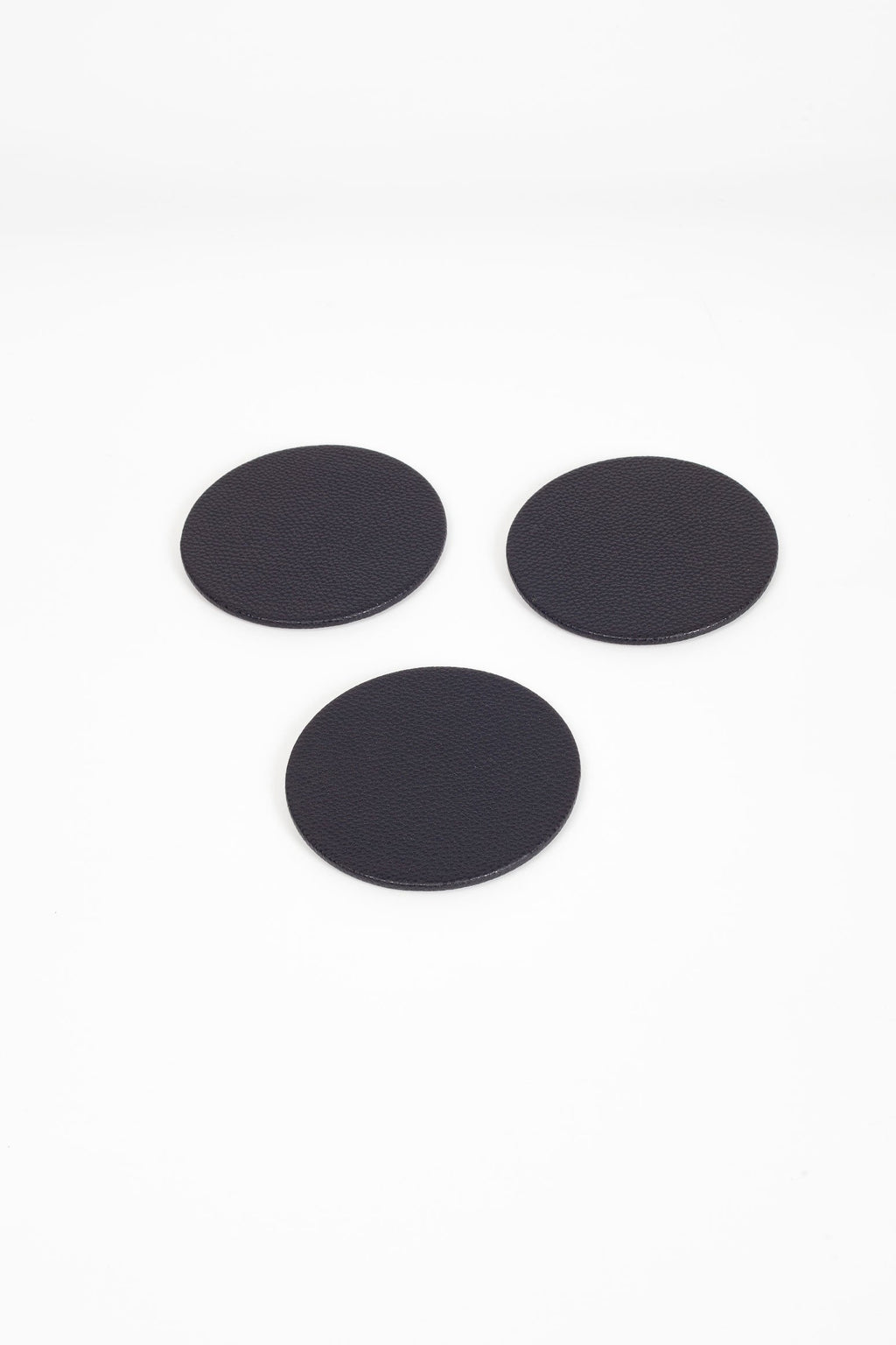 Leather Oval Coaster 3 pcs